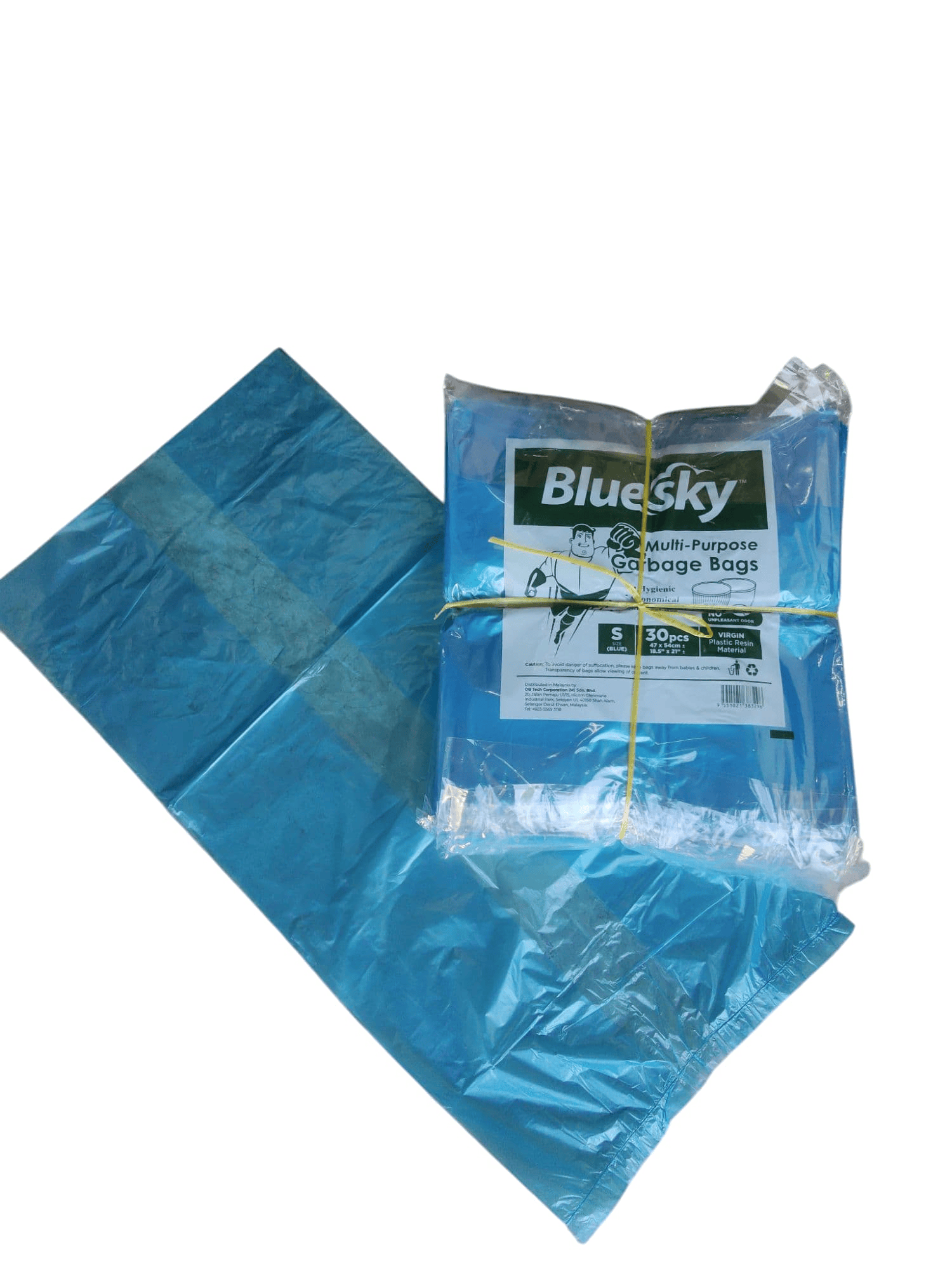 Blue Garbage Bag S